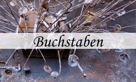 Kunstwerk Buchstaben (Anselm Kiefer)