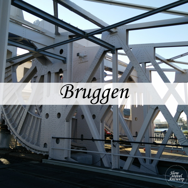 Bruggen in de Antwerpse haven - titel