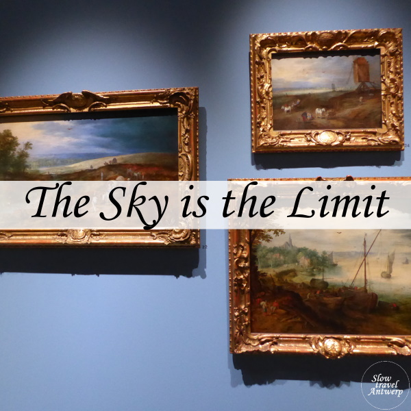 Expo The sky is the limit in het Rockoxhuis Antwerpen - titel