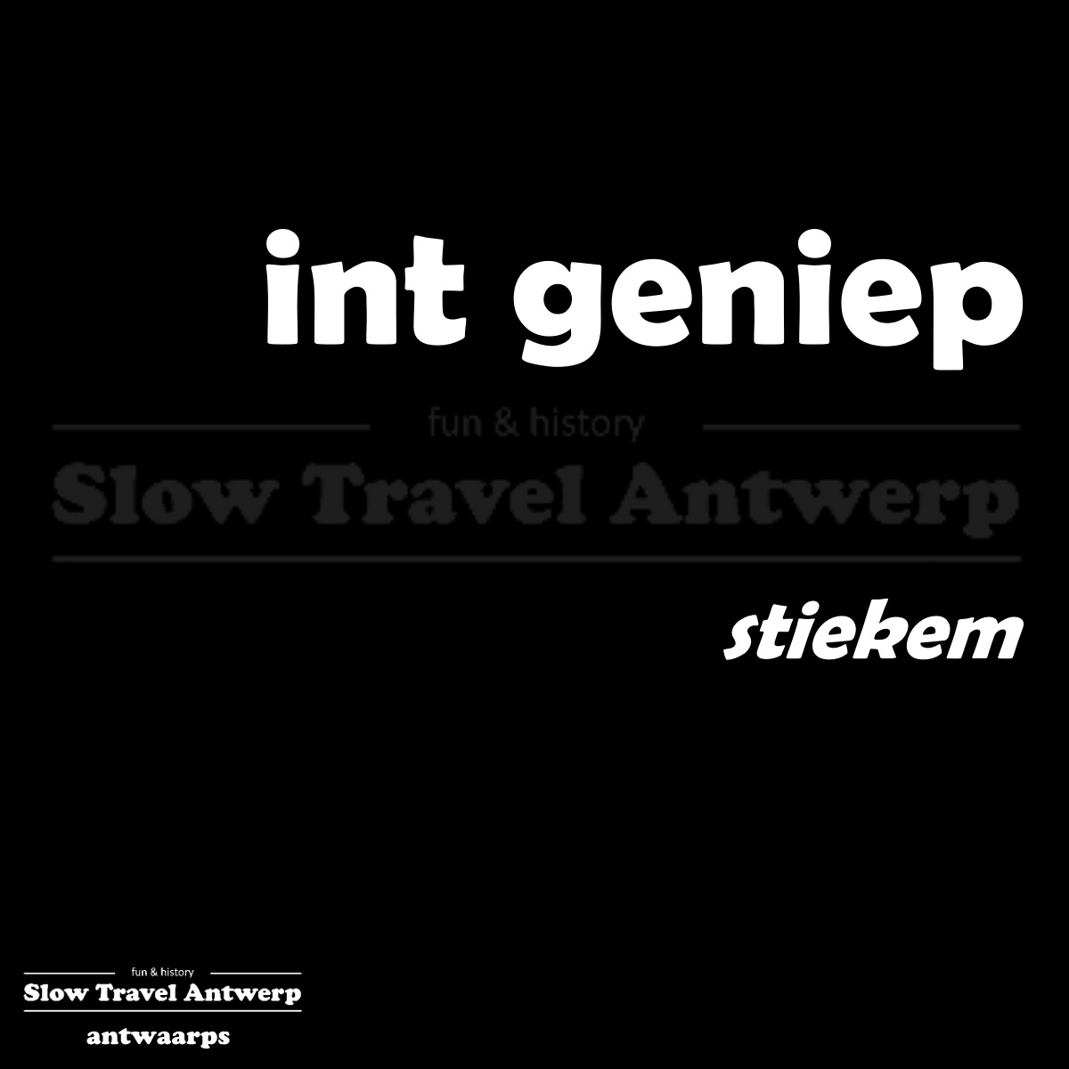 int geniep – stiekem – secretly