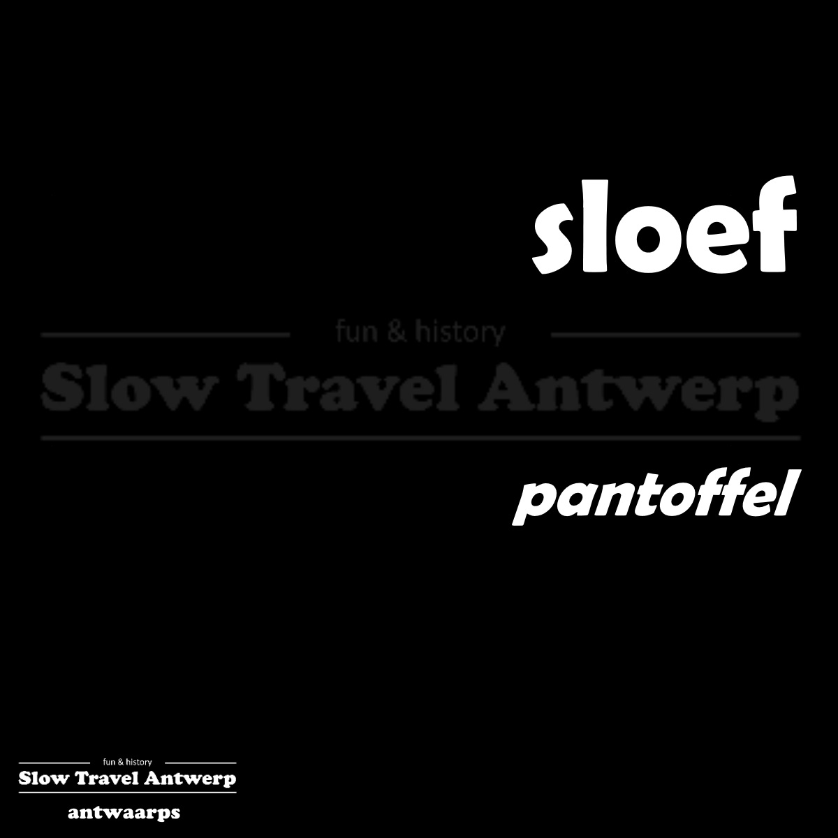 sloef – pantoffel – slipper