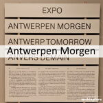 City of Tomorrow – expo about urban development of Antwerp in city hall